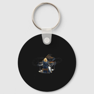 All women are created equal only the play piano key ring
