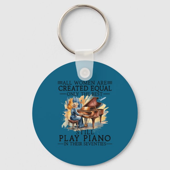 All Women Created Equal Only Key Ring (Front)