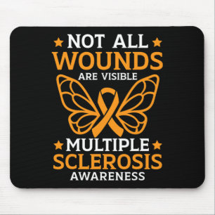 All Wounds Are Visible Multiple Sclerosis Awarenes Mouse Mat