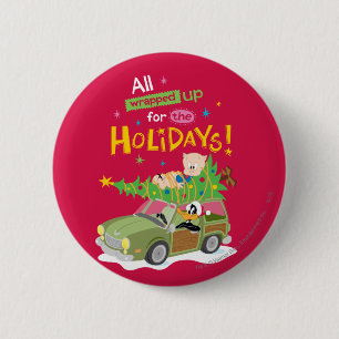 All Wrapped Up 6 Cm Round Badge