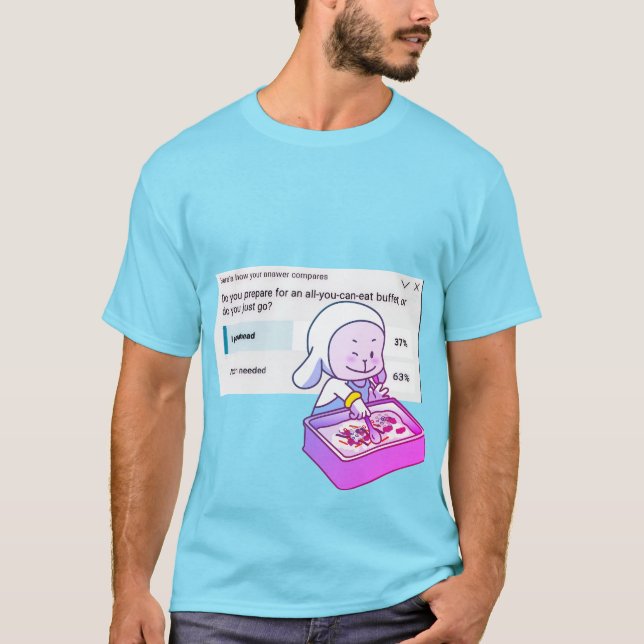 all you can eat buffet shirt (Front)