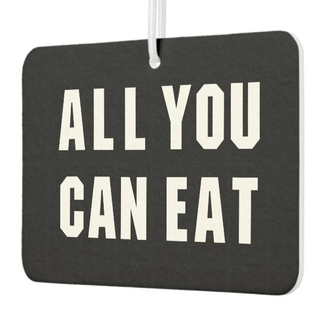 ALL YOU CAN EAT CAR AIR FRESHENER (Left)