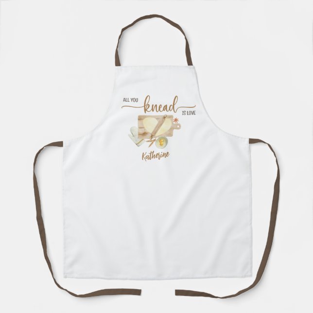 ALL YOU KNEAD IS LOVE BRIDAL SHOWER APRON (Front)