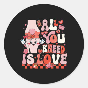 All You Kneed Is Love Orthopaedic Surgeon Valentin Classic Round Sticker