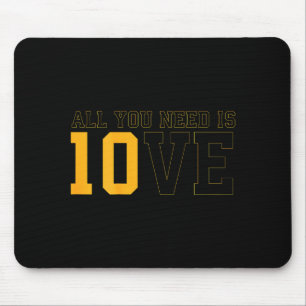 All you need 10ve love back Graphic Art Mouse Mat