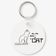 All You Need Is A Cat Cute Minimalist Cat Lover Al