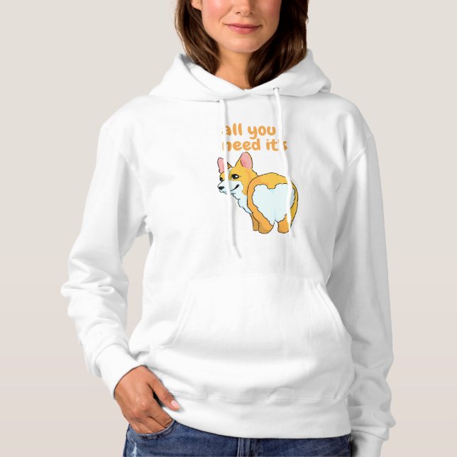 all you need is a pet/hearth hoodie (Front)