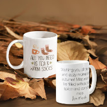All you need is Autumn with a custom message