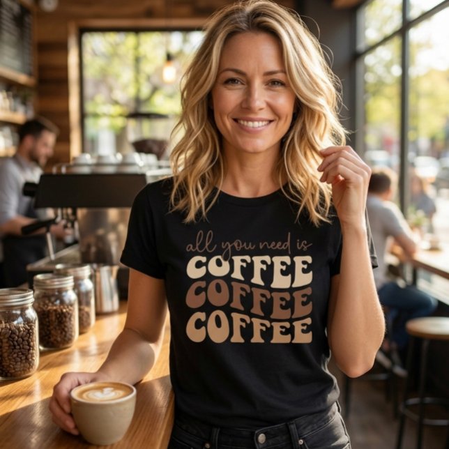 All you need is coffee.  Tri-Blend shirt (Creator Uploaded)