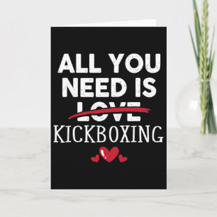 All You Need Is Kickboxing Valentine Party Gift  Card
