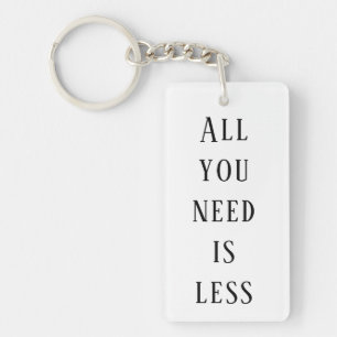 All you need is less key ring