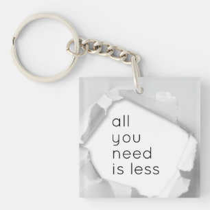 All you need is less key ring