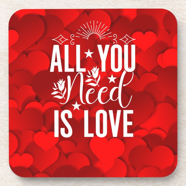All You Need is Love-20230 Coaster (Front)