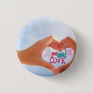 All You Need Is Love 3 Cm Round Badge