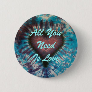 All You Need Is Love 6 Cm Round Badge