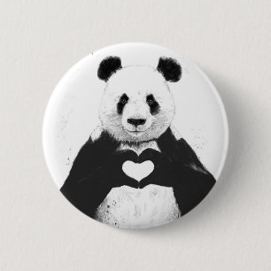 All you need is love 6 cm round badge