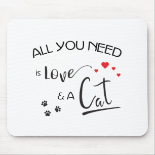 All-you-need-is-Love-and a-Cat- Mouse Mat