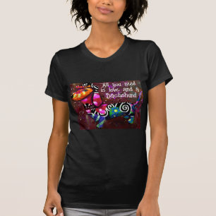 All You Need Is Love and a Dachshund Dog Whimsical T-Shirt