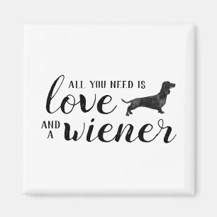 All you need is love and a Dachshund magnet
