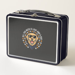 All You Need Is Love And A Dog_1 Metal Lunch Box