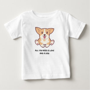 All you need is love and a dog kid's  baby T-Shirt