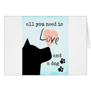 all you need is love and a dog pink blue pit bull