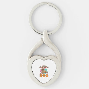 All You Need Is Love and a Dog Vintage Dog Lover D Key Ring