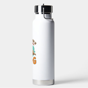 All You Need Is Love and a Dog Vintage Dog Lover D Water Bottle