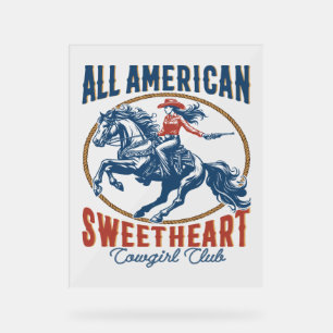All You Need is Love and a Horse Acrylic Sign