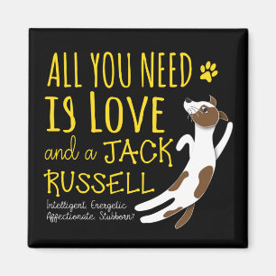 All you need is love and a Jack Russell Magnet