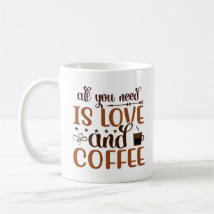 All you need is love and coffee art cup
