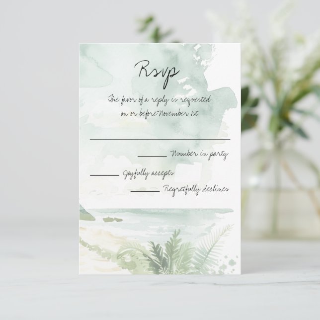 All You Need Is Love and The Beach Wedding RSVP (Standing Front)