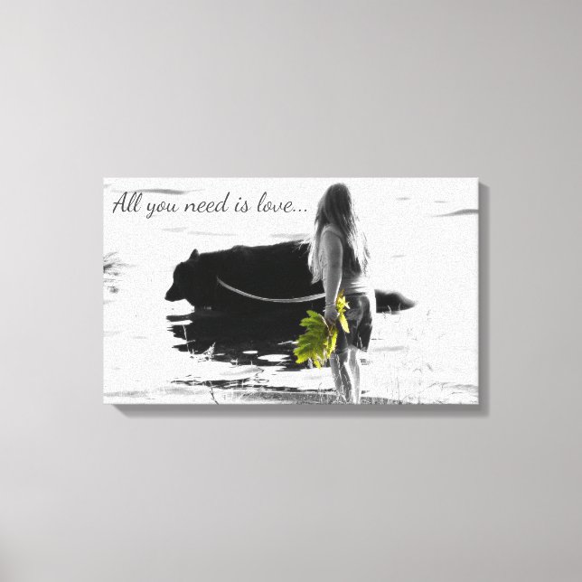 All You Need Is Love Canvas Print (Front)