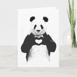 All you need is love card