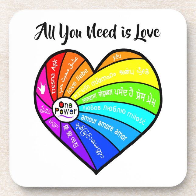 All You Need is Love Coaster (Front)