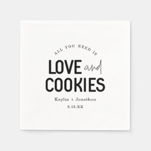 All You Need is Love & Cookies Napkin