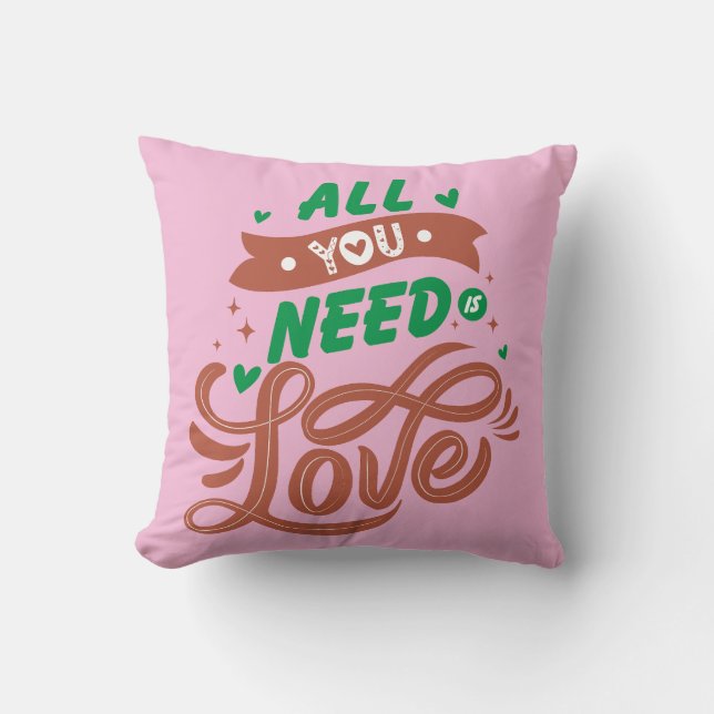 All You Need is LOVE Cushion (Front)