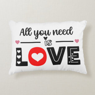 All You Need Is Love Decorative Cushion