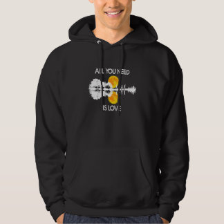 All You Need Is Love Guitar Lake Shadow Hoodie