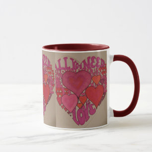 All You Need Is Love Heart Mug