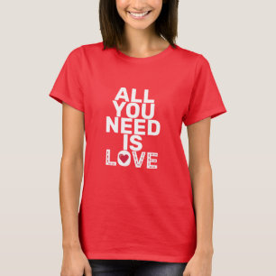 All You Need Is Love Heart Stitches funny Gift T-Shirt