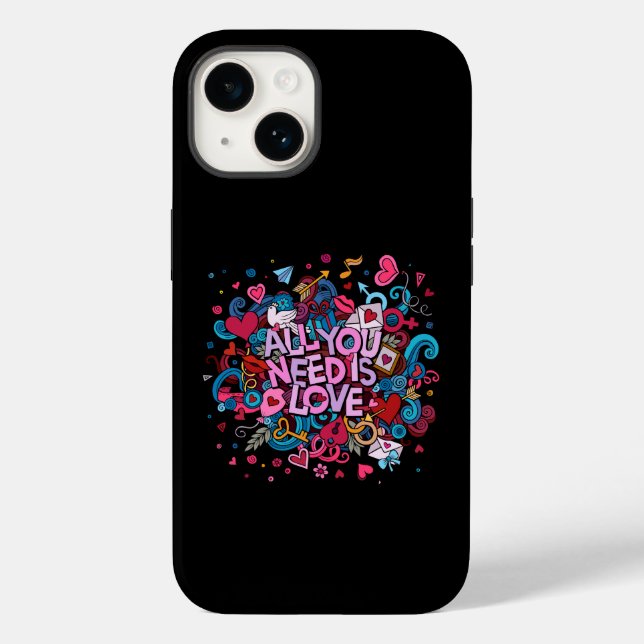 All you need is love Inspiration Case-Mate iPhone Case (Back)