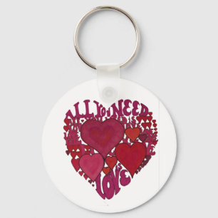 All You Need is Love Key Chain