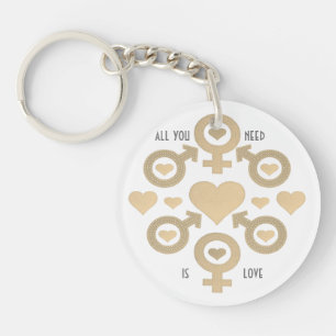 All You Need Is Love Key Ring