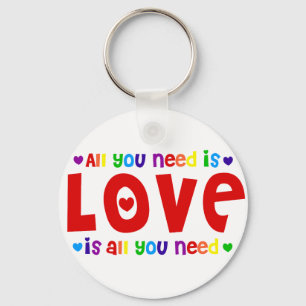 All you Need is Love Key Ring