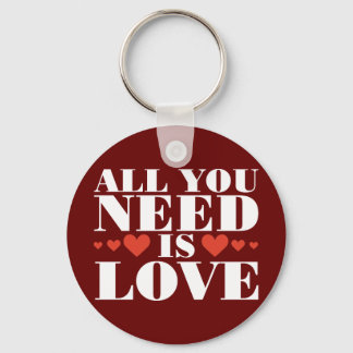 All You Need is Love Key Ring