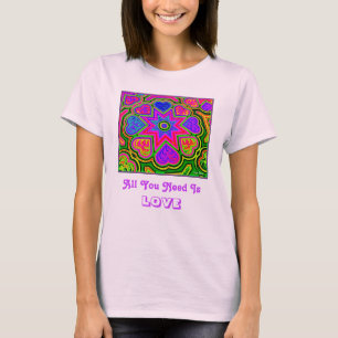 'All You Need Is Love' Ladies' T-shirt