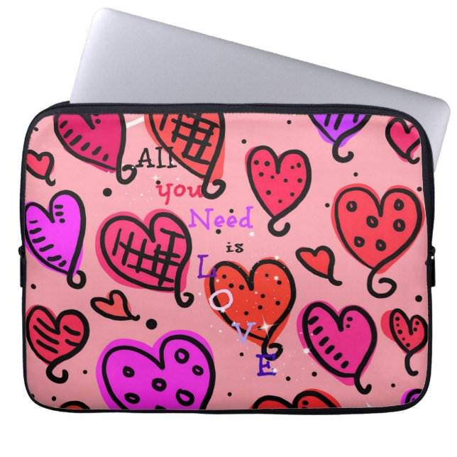All You Need is Love Laptop Sleeve (Front)