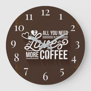 All you need is Love  Large Clock