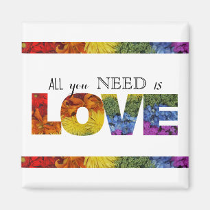 All you need is LOVE LGBTQ Magnet